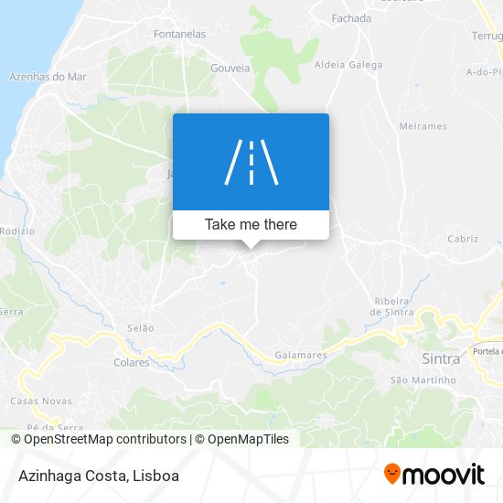 Azinhaga Costa mapa