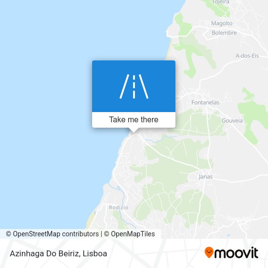 Azinhaga Do Beiriz mapa