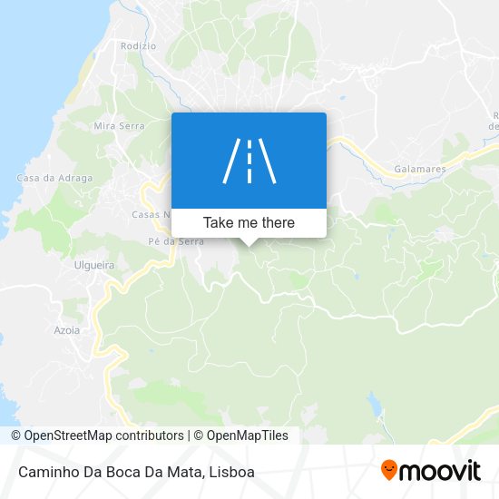 Caminho Da Boca Da Mata mapa