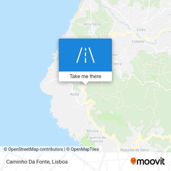 Caminho Da Fonte mapa