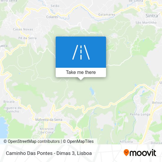 Caminho Das Pontes - Dimas 3 map