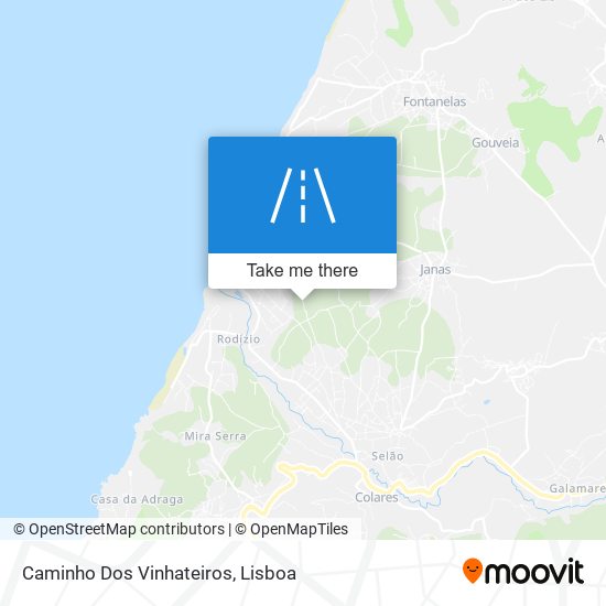 Caminho Dos Vinhateiros mapa