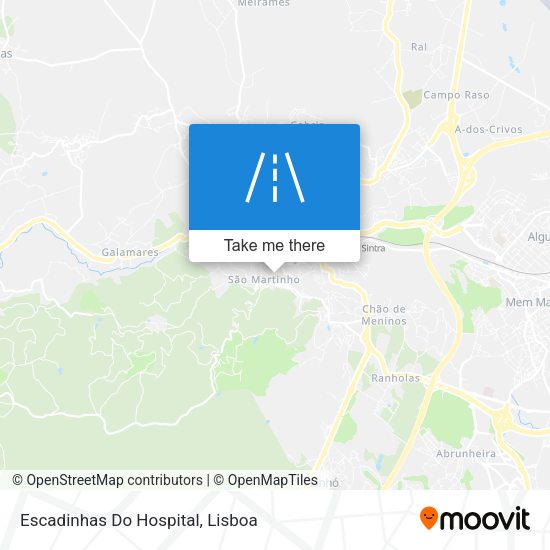 Escadinhas Do Hospital map