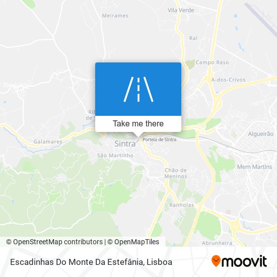 Escadinhas Do Monte Da Estefânia map