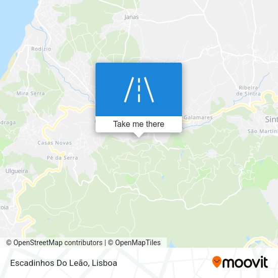 Escadinhos Do Leão map