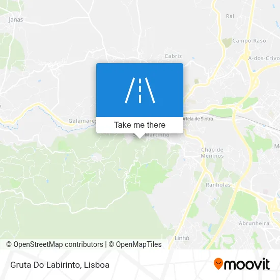 Gruta Do Labirinto map