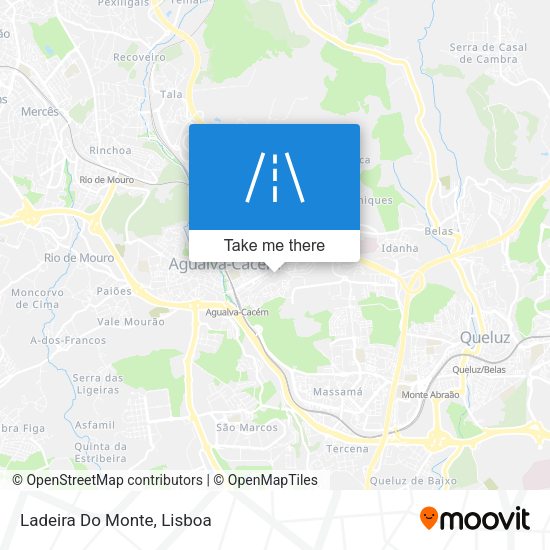 Ladeira Do Monte mapa