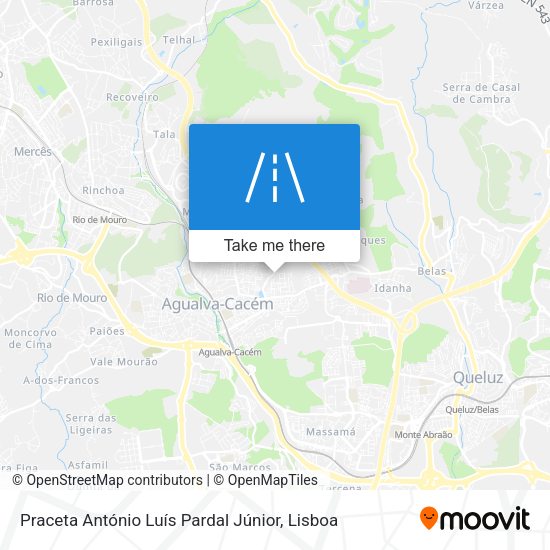 Praceta António Luís Pardal Júnior map