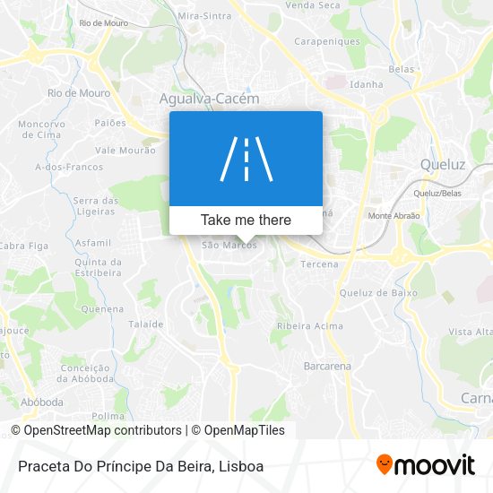Praceta Do Príncipe Da Beira map