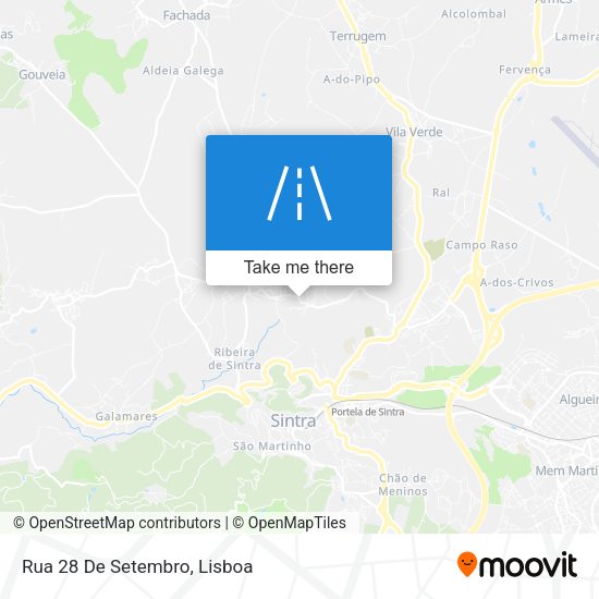 Rua 28 De Setembro mapa