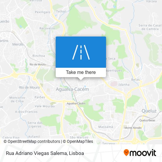 Rua Adriano Viegas Salema mapa