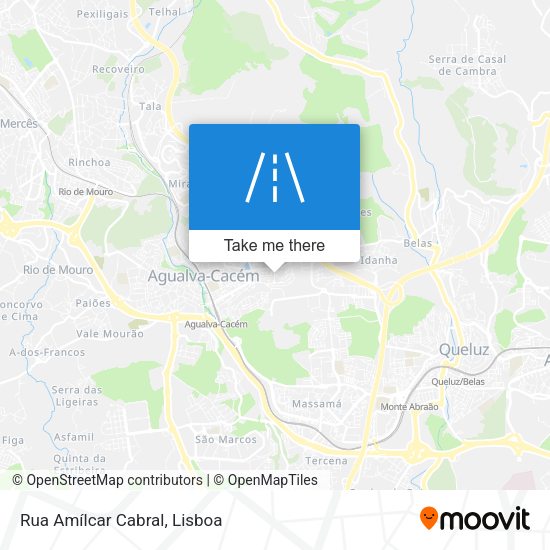 Rua Amílcar Cabral mapa
