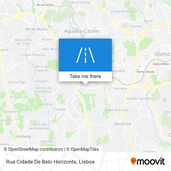 Rua Cidade De Belo Horizonte map