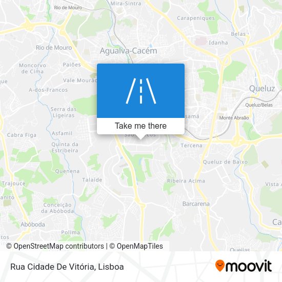 Rua Cidade De Vitória mapa