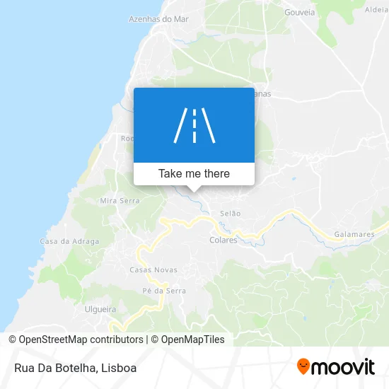 Rua Da Botelha map