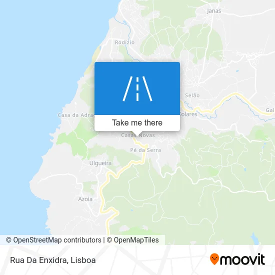 Rua Da Enxidra map