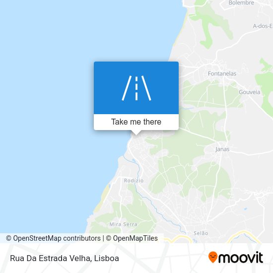 Rua Da Estrada Velha mapa