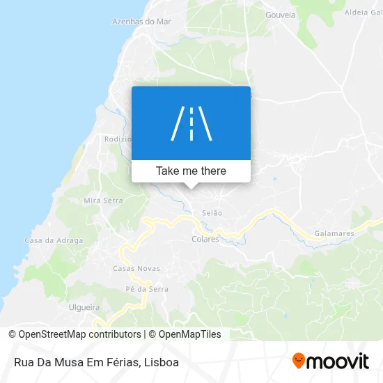 Rua Da Musa Em Férias map