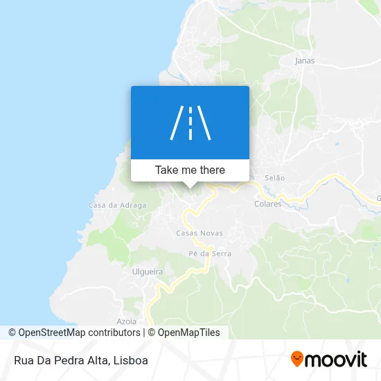 Rua Da Pedra Alta map