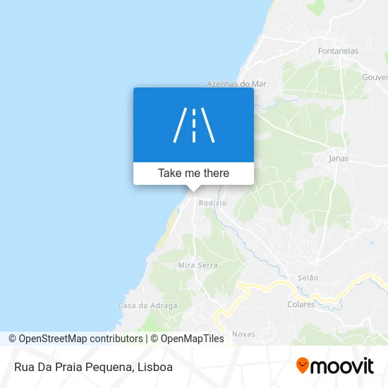 Rua Da Praia Pequena map