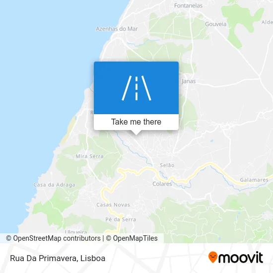 Rua Da Primavera map