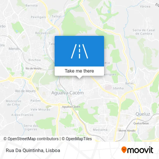 Rua Da Quintinha map