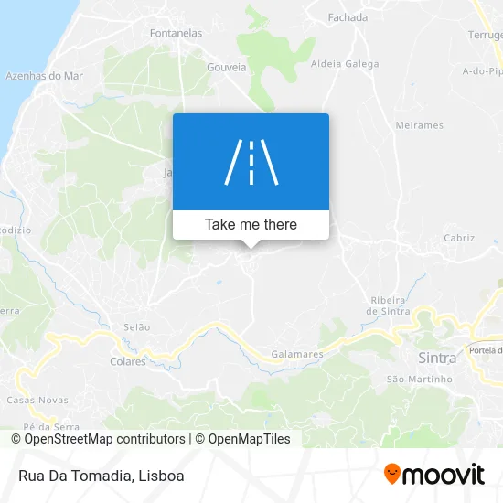 Rua Da Tomadia map