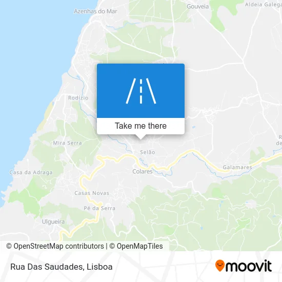 Rua Das Saudades map
