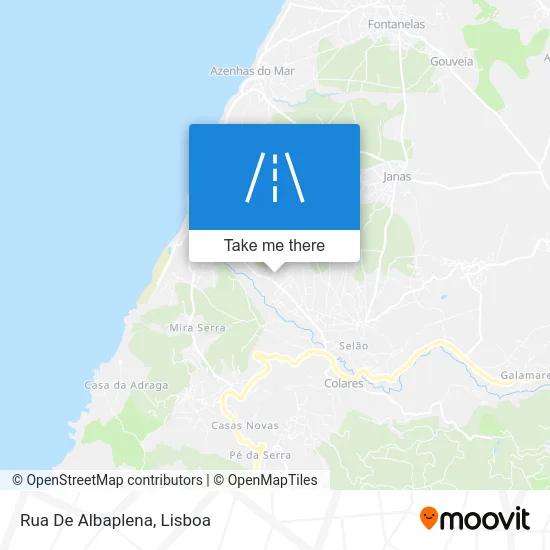 Rua De Albaplena map