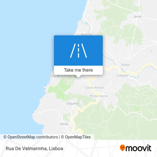 Rua De Valmarinha map