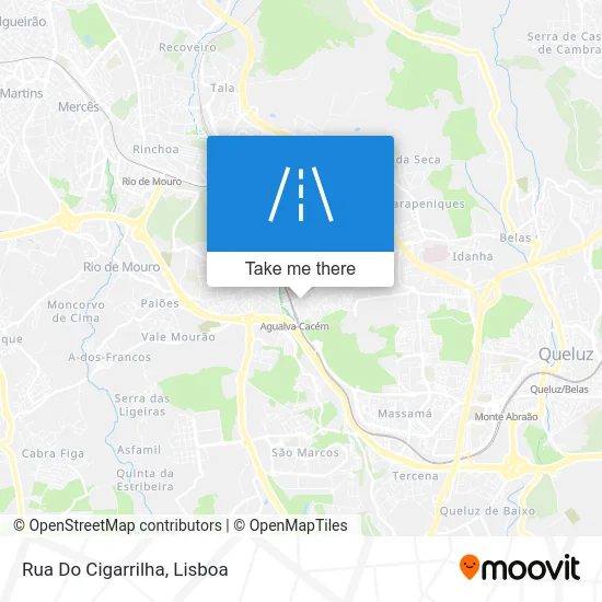 Rua Do Cigarrilha map