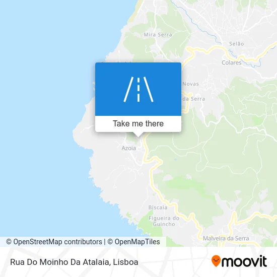 Rua Do Moinho Da Atalaia map