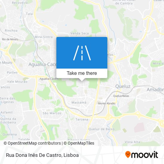 Rua Dona Inês De Castro mapa