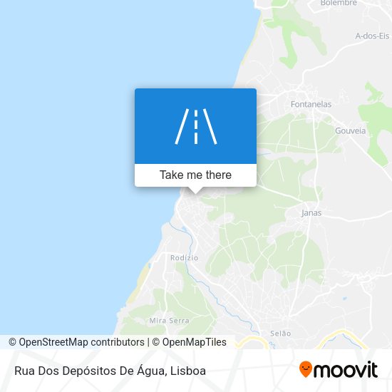 Rua Dos Depósitos De Água map
