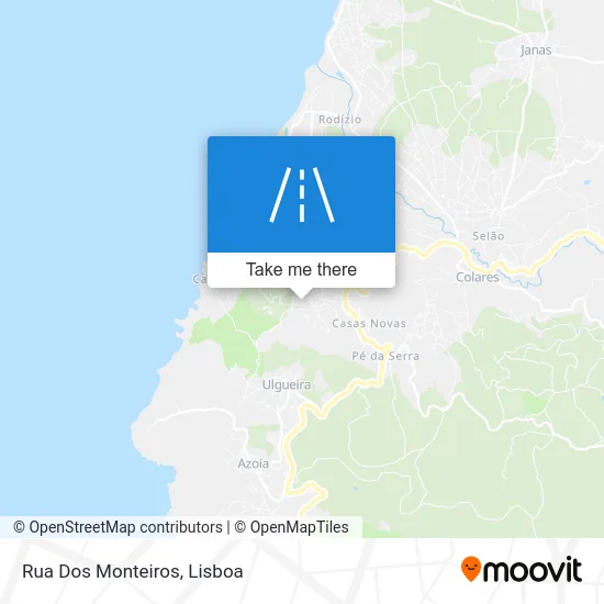 Rua Dos Monteiros map