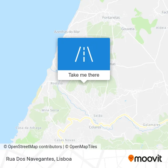 Rua Dos Navegantes map