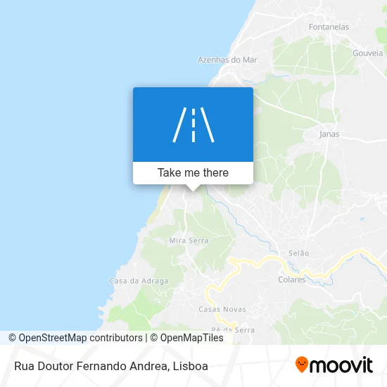 Rua Doutor Fernando Andrea map