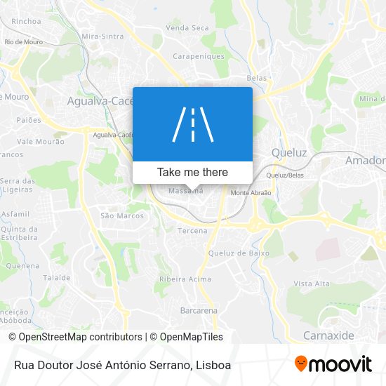 Rua Doutor José António Serrano map