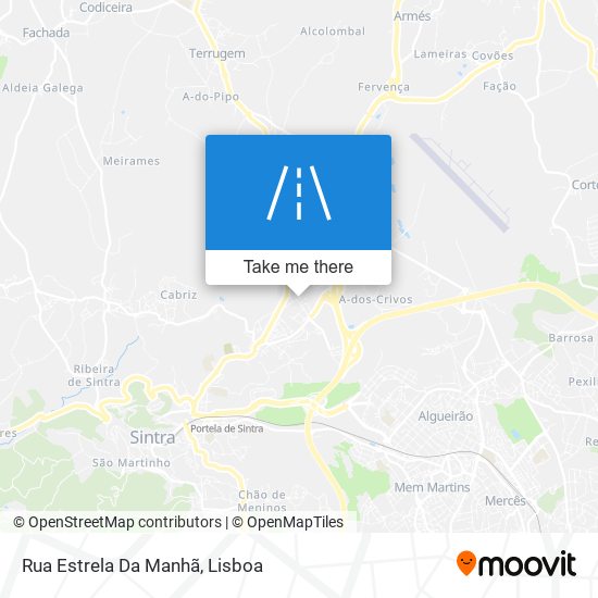 Rua Estrela Da Manhã map