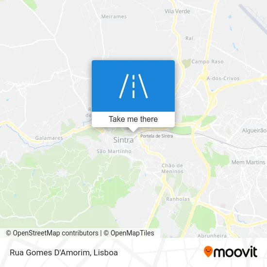 Rua Gomes D'Amorim map