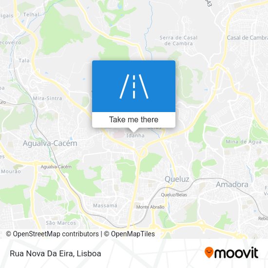 Rua Nova Da Eira map