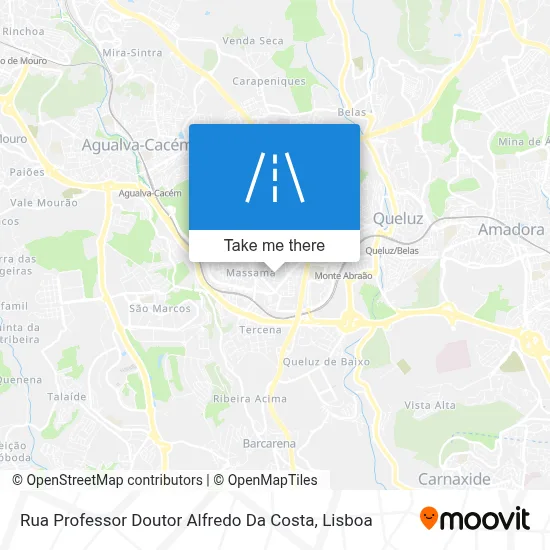 Rua Professor Doutor Alfredo Da Costa map