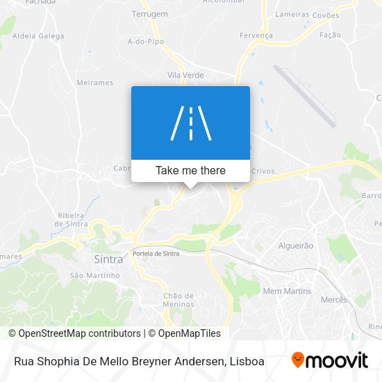 Rua Shophia De Mello Breyner Andersen map