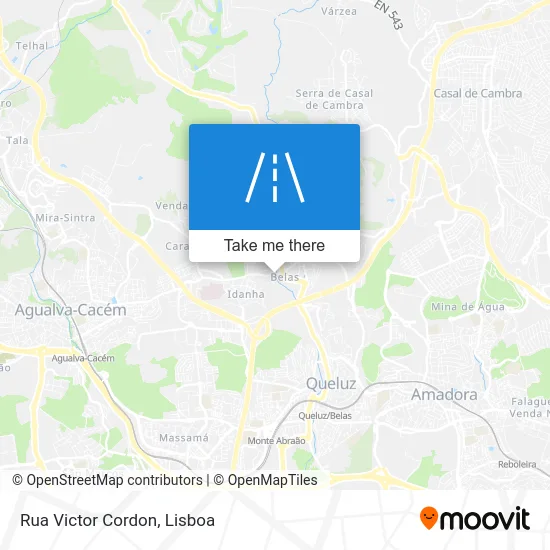 Rua Victor Cordon map