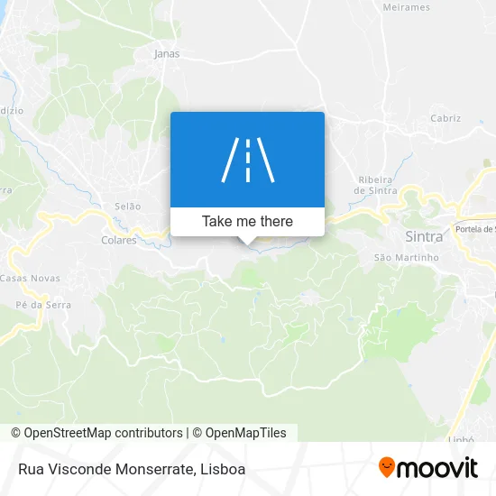 Rua Visconde Monserrate map
