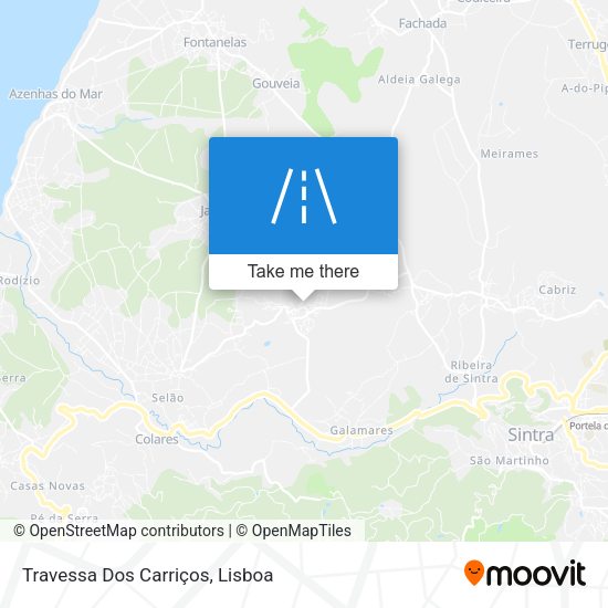 Travessa Dos Carriços mapa