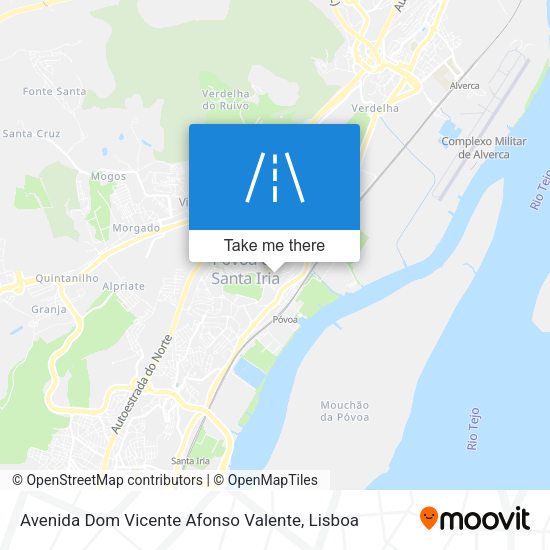 Avenida Dom Vicente Afonso Valente map