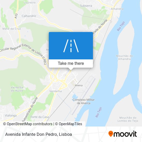 Avenida Infante Don Pedro map