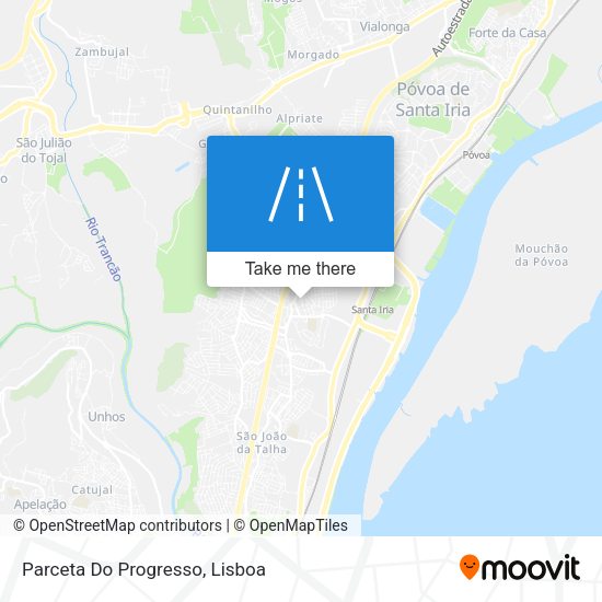Parceta Do Progresso mapa