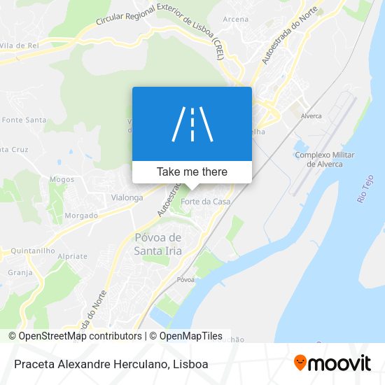 Praceta Alexandre Herculano mapa
